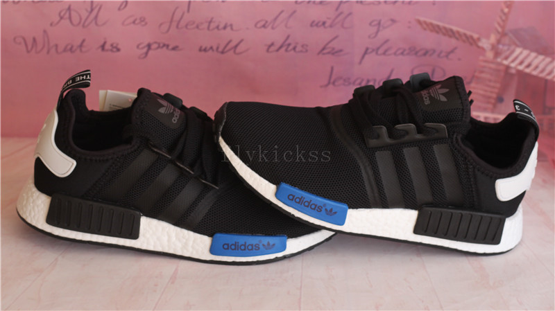 Real Boost Adidas NMD R1 PK Black and Blue